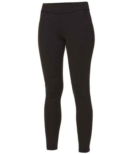 AWDis Girls Cool Athletic Pants - Jet black - 12-13